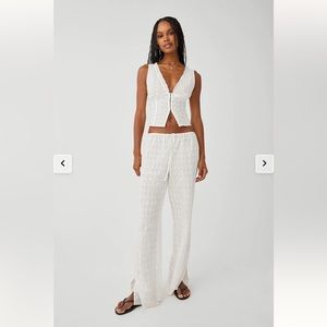 Frankie’s Bikinis daisy eyelet set